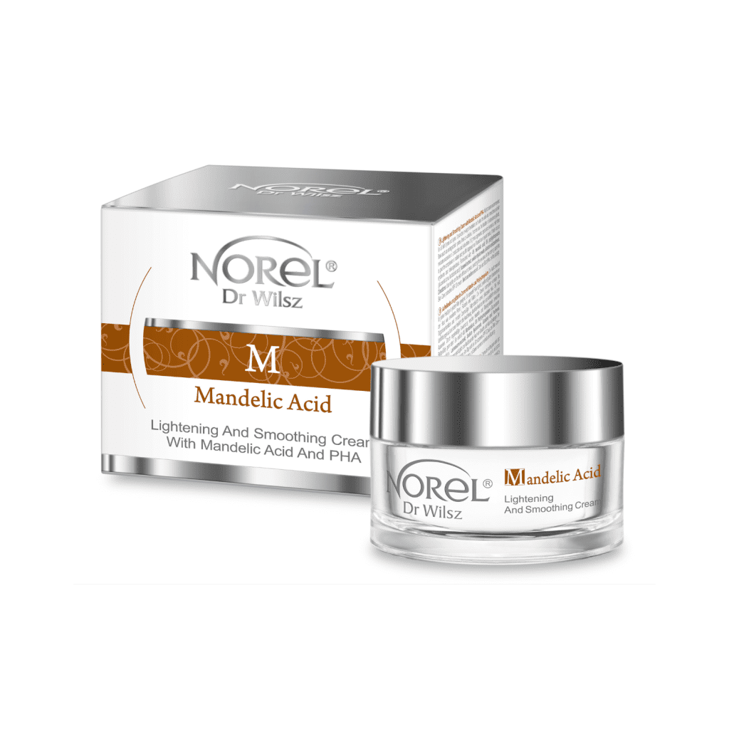 Brightening and smoothing night cream with mandelic acid