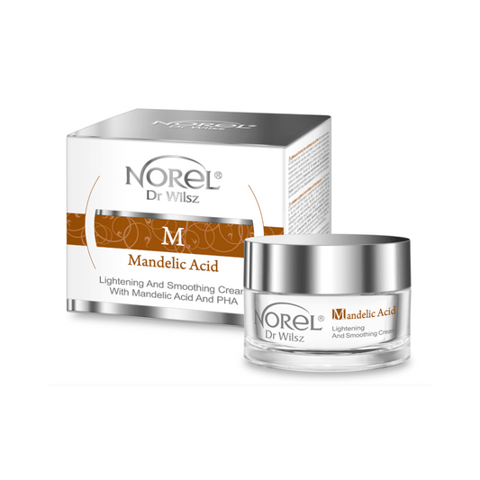 Brightening and smoothing night cream with mandelic acid